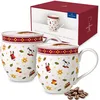 Image de Villeroy & Boch   Toy's Delight Mug avec Anse 2 Pièces Rouge et Blanc, Garanti Lave-Vaisselle, Compatible Micro-Ondes, Mug De Noel, Tasse Noel, Gobelet De Noel, Porcelaine Haut De Gamme