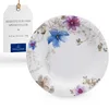 Image de Villeroy & Boch Mariefleur Gris Basic Assiette plate, 27 cm, Porcelaine Premium, Blanc/Multicolore