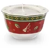 Image de Villeroy & Boch Toy's Delight Support pour Bougie Chauffe-Plat Rouge, Porcelaine Premium, Blanc/Rouge