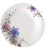 Image de Villeroy & Boch Mariefleur Gris Basic Assiette petit-déjeuner, 21 cm, Porcelaine Premium, Blanc/Multicolore