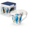 Image de Villeroy & Boch NewWave Caffè Tasse à café Martins-pêcheurs, 300 ML, Hauteur: 11 cm, Porcelaine Premium, Blanc