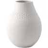 Image de Villeroy & Boch Collier Blanc Vase Perle n°2, 16x16x20 cm, Porcelaine Premium, Blanc