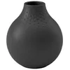 Image de Villeroy & Boch Collier Noir Vase Perle n°3, 11x11x12 cm, Porcelaine Premium, Noir