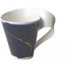 Image de Villeroy & Boch - NewWave Stars Mug avec anse, tasse élégante à motif Bélier, porcelaine premium, adapté au lave-vaisselle, blanc/bleu, 300 ml