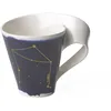 Image de Villeroy & Boch - NewWave Stars Mug avec anse, tasse élégante à motif Balance, porcelaine premium, adapté au lave-vaisselle, blanc/bleu, 300 ml