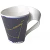 Image de Villeroy & Boch - NewWave Stars Mug avec anse, tasse élégante motif Capricorne, porcelaine premium, adapté au lave-vaisselle, blanc/bleu, 300 ml