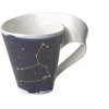 Image de Villeroy & Boch - NewWave Stars Mug avec anse, tasse élégante à motif Lion, porcelaine premium, adapté au lave-vaisselle, Blanc/Bleu, 300 ml