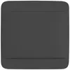 Image de Villeroy & Boch Manufacture Rock Assiette plate carrée en porcelaine de qualité supérieure Passe au lave-vaisselle Noir