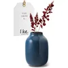 Image de like. by Villeroy & Boch Lave Home - Grand Vase Haut, Bleu, en grès