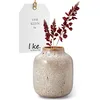 Image de like. by Villeroy & Boch Lave Home - Petit Vase Beige, en grès