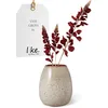Image de like. by Villeroy & Boch Lave Home - Vase en Forme d’oeuf, Beige, en grès