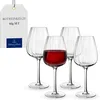 Image de Villeroy & Boch - Rose Garden Verre à Vin Rouge 4 Pièces Transparent, Garanti Lave-Vaisselle, Verres Cristallin, Verres Vin Rouge, Verre de Vin, Service à Vin, Cristallin