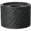 Image de Villeroy & Boch   Manufacture Rock Home Bougeoir 6,5 X 6,5 X 5 Cm, Porcelaine Premium, Noir