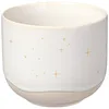 Image de like. by Villeroy & Boch Winter Glow - Tasse sans anse, blanche, en porcelaine