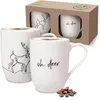 Image de Villeroy & Boch - Statement Xmas Ensemble Renne, Ensemble Cadeau 2 Pcs, Tasse En Porcelaine Blanche, Capacité 280 Ml