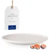 Image de Villeroy & Boch - Assiette de dîner Afina en porcelaine premium, assiette pour plats principaux, Fabriquée en Allemagne, compatible lave-vaisselle et micro-ondes, empilable, blanche