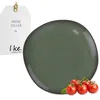 Image de like. by Villeroy & Boch Lave Vert Assiette plate 28x28x2,7cm