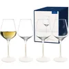 Image de Villeroy & Boch Manufacture Rock blanc verre à vin blanc, lot de 4 pièces, 380 ml