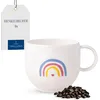 Image de Villeroy & Boch   With Love mug à anse Be Happy, porcelaine Premium, cadeau, tasse à café, mug, tasse pour le café et le thé, 290 ml, résistant au lave-vaisselle et au four à micro-ondes