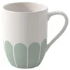 Image de Villeroy & Boch - Fleur vert mug à anse vert, résistant lave-vaisselle/micro-ondes, mug pour le café et les boissons chaudes, tasse à thé, tasse à poignée, mug à café, tasse à café, porcelaine Premium