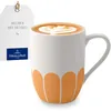 Image de Villeroy & Boch - Fleur soleil mug à anse jaune, rés. lave-vaisselle/micro-ondes, mug pour café et boissons chaudes, tasse à thé, tasse à poignée, mug à café orange, tasse à café, Porcelaine Premium