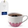 Image de Villeroy & Boch - Fleur cassis tasse à café rose, rés. lave-vaisselle/four à micro-ondes, tasse pr le café ou le thé, mug à café, mug motif floral, tasse à cappuccino, tasse à thé, Porcelaine Premium