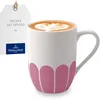 Image de Villeroy & Boch - Fleur cassis mug à anse rose, rés. lave-vaisselle/micro-ondes, mug pour le café et les boissons chaudes, tasse à thé, tasse à poignée, mug à café, tasse à café, Porcelaine Premium