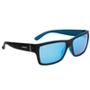 Image de ALPINA Unisexe - Adultes, KACEY Lunettes de soleil, black matt-blue, One Size
