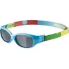 Image de ALPINA Unisexe - Enfants, FLEXXY KIDS Lunettes de soleil, cyan-puzzle gloss, One Size