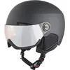 Image de ALPINA Unisexe - Adultes, ARBER Visor Casque de Ski, Black Matt, 54-58 cm