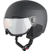 Image de ALPINA Unisexe - Adultes, ARBER Visor Casque de Ski, Black Matt, 58-61 cm