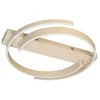 Image de Fischer & Honsel Circly Plafonnier pour salon, chambre à coucher, 56 cm, couleur sable, métal, design moderne, intensité variable avec télécommande, LED 35 W