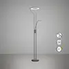 Image de Fischer & Honsel Davos Lampadaire à éclairage indirect, avec bras de lecture, LED, 40563,