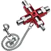 Image de NWS 2005-6-SB Clé pour armoires de distribution Zinc moulé sous pression rouge 1 pc(s)
