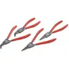Image de NWS 792 Jeu de pinces pour circlips Adapté pour (pinces pour circlips) circlips intérieurs et extérieurs 19-60 mm 19-60 mm Forme de la panne (détails) coudée