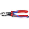 Image de KNIPEX Pince coupante de côté à forte démultiplication sur carte LS avec poignées comfortables 200 mm, 74 02 200 SB
