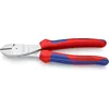 Image de KNIPEX Pince coupante de côté à forte démultiplication sur carte LS chromée avec poignées comfortables 200 mm, 74 05 200 SB