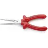 Image de Knipex 26 17 200 VDE Pince plate à becs ronds droite Acier électrique Vanadium 200 mm