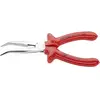 Image de Knipex 26 27 200 VDE Pince plate à becs ronds coudée à 40° Acier électrique Vanadium 200 mm
