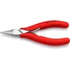 Image de Knipex Pince de préhension pour l'électronique avec charnière entrepassée avec gaines en plastique antidérapantes 115 mm, 35 21 115