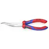 Image de Knipex 38 35 200 pour lélectronique et la mécanique de précision Pince plate à becs ronds droite Acier électrique Vanadium 200 mm