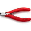 Image de KNIPEX Pince coupante de devant pour l'électronique avec gaines en plastique antidérapantes 115 mm, 64 01 115