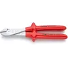 Image de Knipex Pince coupante de côté à forte démultiplication chromée isolées par surmoulage, certifiées VDE 250 mm, 74 07 250