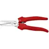 Image de Knipex 95 05 190 Ciseaux combinés 190 mm rouge