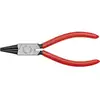 Image de Knipex 22 01 140 pour lélectronique et la mécanique de précision Pince à bouts ronds droite Acier magnétique Chrome-Vanadium 140 mm