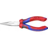 Image de Knipex 25 05 160 pour lélectronique et la mécanique de précision Pince plate à becs ronds droite Acier électrique Vanadium 160 mm