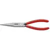 Image de Knipex 26 11 200 pour lélectronique et la mécanique de précision Pince plate à becs ronds droite Acier électrique Vanadium 200 mm