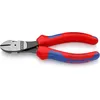 Image de Knipex Pince coupante de côté à forte démultiplication avec poignées multimatières 160 mm, 74 02 160