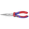 Image de Knipex 26 12 200 pour latelier Pince plate à becs ronds droite Acier électrique Vanadium 200 mm