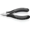 Image de Knipex Pinces coupantes de côté pour l’électronique ESD avec charnière entrepassée avec poignées multimatières 115 mm, 77 72 115 ESD